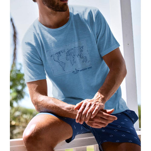 Antonio Miro T-Shirt da Uomo fantasia 19616 S14 - Passarelli Biancheria