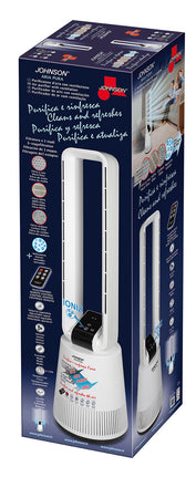 Ventilatore e Purificatore 2in1 REGOLABILE SILENZIOSO con Timer Programmabile