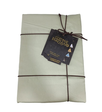 Completo Lenzuola Matrimoniale Raso Luxury Cotone