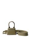 Jacquemus Borsa Mini Le Chiquito in Pelle Kaki da donna