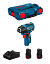 Avvitatore a massa battente BOSCH GDR 12V-110 (2 x 3,0 Ah + GAL12V-40 + L-Boxx 102)