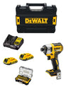 Avvitatore ad Impulsi DeWALT DCF887D2T (2 x 2,0 Ah + DCB107 + TSTAK II) + Set di 32 bits avvitamento Impact Torsion