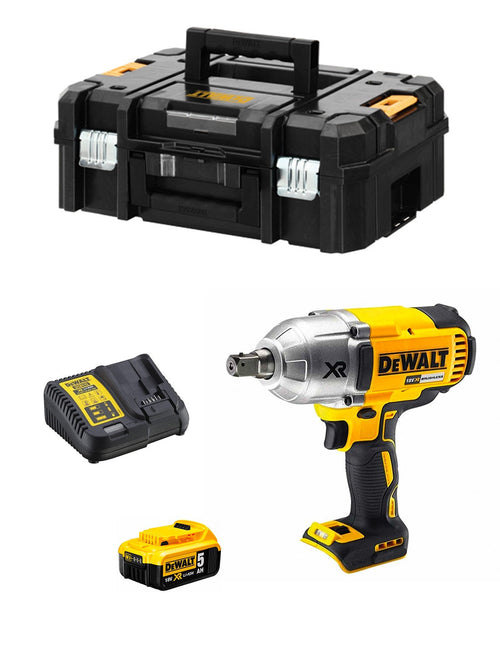 Avvitatore ad Impulsi DeWALT DCF899P1T (1 x 5,0 Ah + DCB115 + TSTAK II)