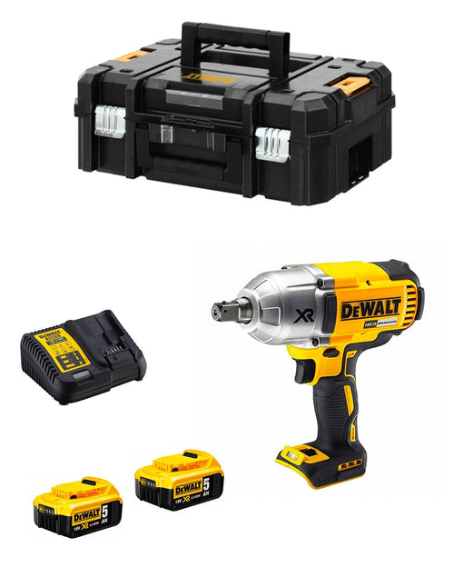 Avvitatore ad Impulsi DeWALT DCF899P2T (2 x 5,0 Ah + DCB107 + TSTAK II)