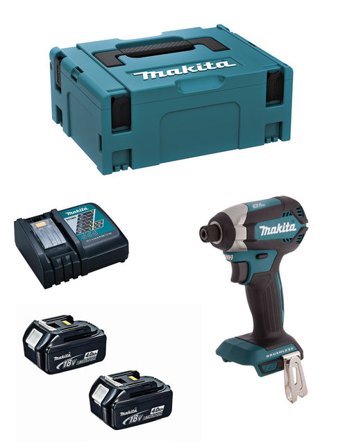 Avvitatore ad Impulsi MAKITA DTD152RMJ (2 x 4,0 Ah + DC18RC + MAKPAC 2)