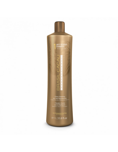 Cadiveu brasil cacau anti residue shampoo 1000 ml a PH 9.0 prepara i capelli a ricevere ed assorbire al meglio la cheratina