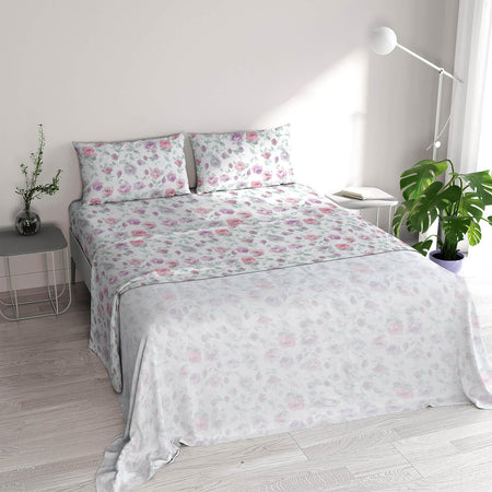Athena Completo Letto Matrimoniale Made in Italy Grazia B42 - Passarelli Biancheria