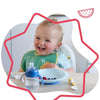 Badabulle Set di 3 piatti antiscivolo e infrangibili, 12m+