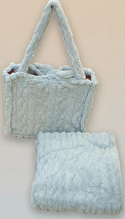 Plaid Papalina PLS130 Sherpa con Borsa – Made in Italy