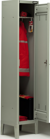 Armadietto spogliatoio monoblocco ad 1 posto cm. 38x35x180h
