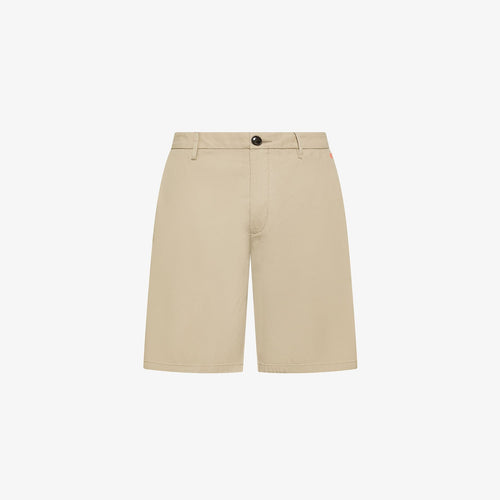 Bermuda uomo chino Sun68 stone in misto cotone con logo fluo