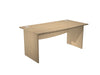 Scrivania operativa con fianchi in melaminico di cm. 80/140/160/180x80x73h