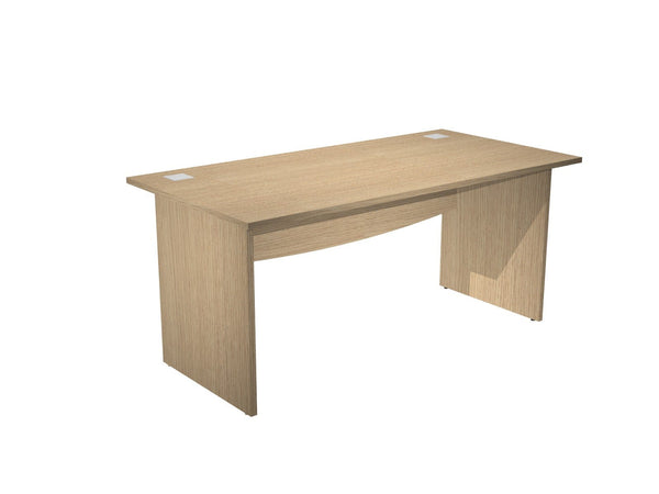 Scrivania operativa con fianchi in melaminico di cm. 80/140/160/180x80x73h