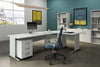 Scrivania da ufficio operativo in melaminico cm. 80/140/160/180x80x73h