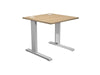 Scrivania per ufficio operativo con fianchi metallici cm. 80/140/160/180x80x73h