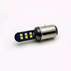 Lampada Led BA20D Per Scarabeo Aprilia Effetto Xenon Bianco 6000K 12W Biluce