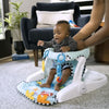 BABY EINSTEIN Sea of Support 2-in-1, posizione seduta a terra, con tablet e giocattoli rimovibili, da 4 mesi