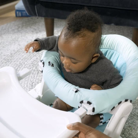 BABY EINSTEIN Sea of Support 2-in-1, posizione seduta a terra, con tablet e giocattoli rimovibili, da 4 mesi