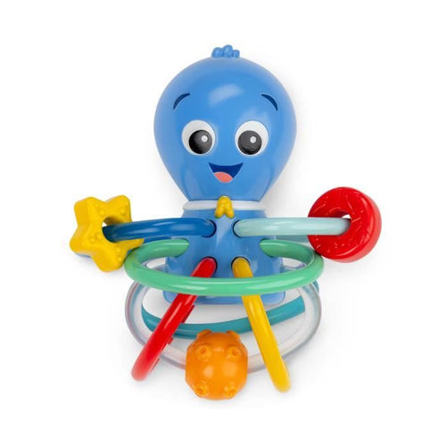 BABY EINSTEIN Ocean Explorers Opus' Shake & Soothe Massaggiagengive, giocattolo e sonaglio, dalla nascita