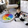 BABY EINSTEIN Tappeto gioco Zen's Activity Milestones con barra in legno, giochi multisensoriali, dalla nascita