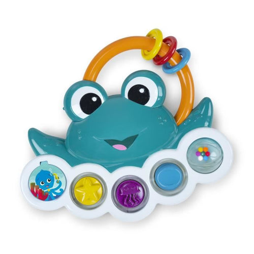Giocattolo di attività sensoriale Busy Bubbles di Neptune Ocean Explorers BABY EINSTEIN, luci e musica interattive, 3 mesi