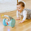 BABY EINSTEIN Giocattolo su ruote Elefantino, Musica e Luci, Interattivo e Multilingue, Sviluppo della motricità