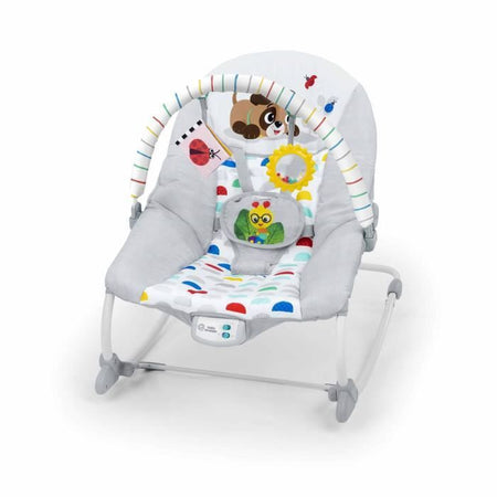 BABY EINSTEIN -DEAN- Sdraietta evolutiva 3 in 1, Melodie e vibrazioni, 3 posizioni, arco gioco rimovibile, 0-30 mesi