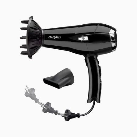 BABYLISS - Asciugacapelli - 2000 W - CordKeeper 2000 - nero - D374E