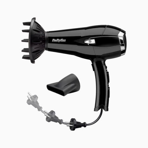 BABYLISS - Asciugacapelli - 2000 W - CordKeeper 2000 - nero - D374E