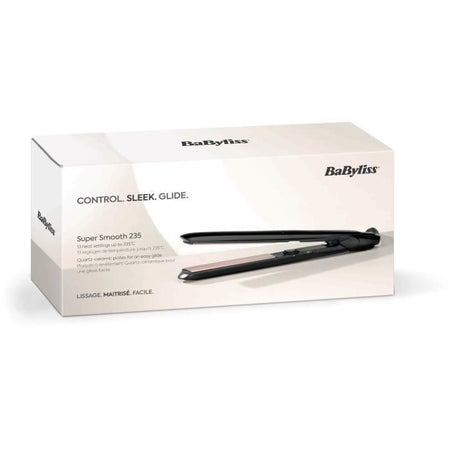 Babyliss ST298E piazza - Controllo liscio 235 con piastre galleggianti extra -lunghe