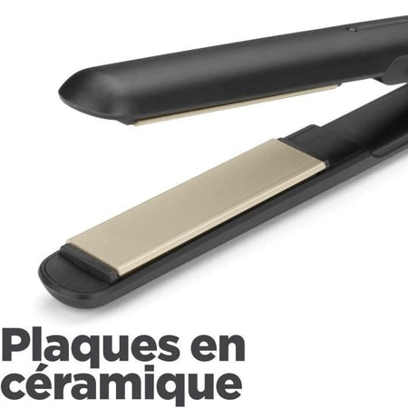 BaByliss ST089E - Piastra per capelli BaByliss - 2 impostazioni di temperatura - Fino a 230  C - Piastre in ceramica - Tappetino resistente al calore