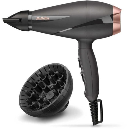 BABYLISS 6709DE - Asciugacapelli Smooth Pro 2100W - 2 temperature / 2 velocità - velocità aria 106 km/h - Pulsante aria fredda