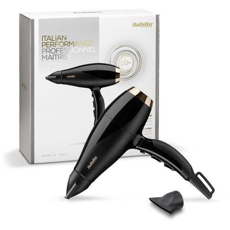 BABYLISS 6714E - Asciugacapelli Super Pro 2300W - 3 temperature / 2 velocità - velocità aria 120 km/h - Pulsante aria fredda
