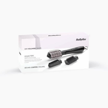 Spazzola a soffietto -BABYLISS - AS127SE - Perfect Multi-Styles - 1000 W - Nero