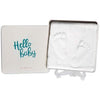Baby Art Magic Box Square - Kit Impronte Mani e Impronte del Bambino in Scatola di Metallo, Regalo Nascita o Battesimo, Indispensabile