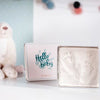 Baby Art Magic Box Square - Kit Impronte Mani e Impronte del Bambino in Scatola di Metallo, Regalo Nascita o Battesimo, Indispensabile