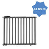 Badabulle Deco Pop Black Allungabile Barrier Security Fixation Pressure & Screw (63.5 - 106cm)