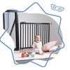 Badabulle Deco Pop Black Allungabile Barrier Security Fixation Pressure & Screw (63.5 - 106cm)