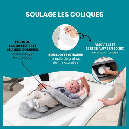 Riduttore anticoliche Babymoov CloudNest - borsa dell'acqua calda integrata