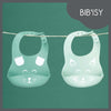 Babymoov Set 2 bavaglini BIB'ISY in silicone, con tasca frontale