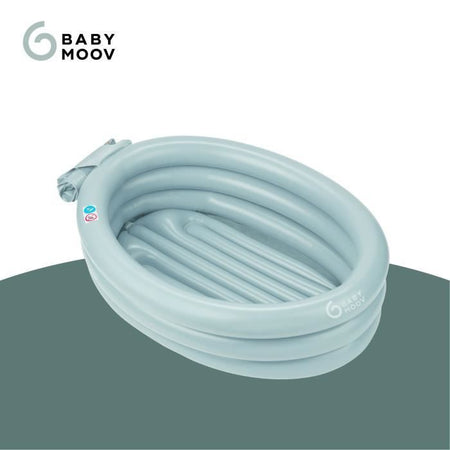 Babymoov AQUADOTS Vasca da bagno gonfiabile con sdraio estraibile, dalla nascita