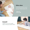 Babymoov Cosy'Lite Materasso da viaggio Nomad 60x120cm, misura universale, certificato oeko-Tex e riciclato
