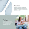 Babymoov B.Love Maternità e cuscino per l'allattamento con riempimento di microbille ultra -tte - Made in Europa, blu