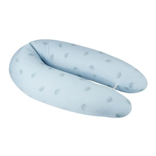Babymoov B.Love Maternità e cuscino per l'allattamento con riempimento di microbille ultra -tte - Made in Europa, blu