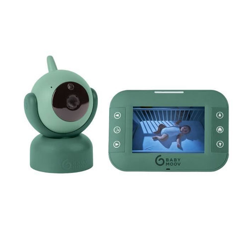 Babymoov Babyphone Video Yoo Master - Camera motorizzata con vista a 360  - Tecnologia del sonno - Visione notturna