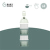 Babymoov Scatole dosatrici per latte in polvere Babydose - Beccuccio ergonomico - Prodotto in Francia, Verde