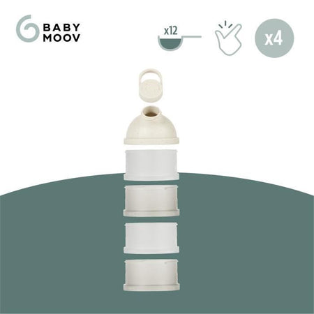 Babymoov Dosatori per latte in polvere Babydose - Beccuccio ergonomico - Prodotto in Francia, Beige