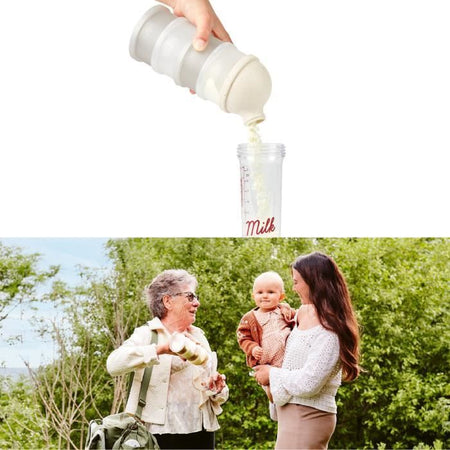 Babymoov Dosatori per latte in polvere Babydose - Beccuccio ergonomico - Prodotto in Francia, Beige