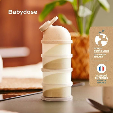 Babymoov Dosatori per latte in polvere Babydose - Beccuccio ergonomico - Prodotto in Francia, Beige