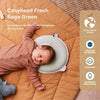 Poggiatesta per neonati - BABYMOOV - Cosyhead - Morfologia del neonato - Cotone biologico certificato Oeko-Tex - Verde salvia fresco